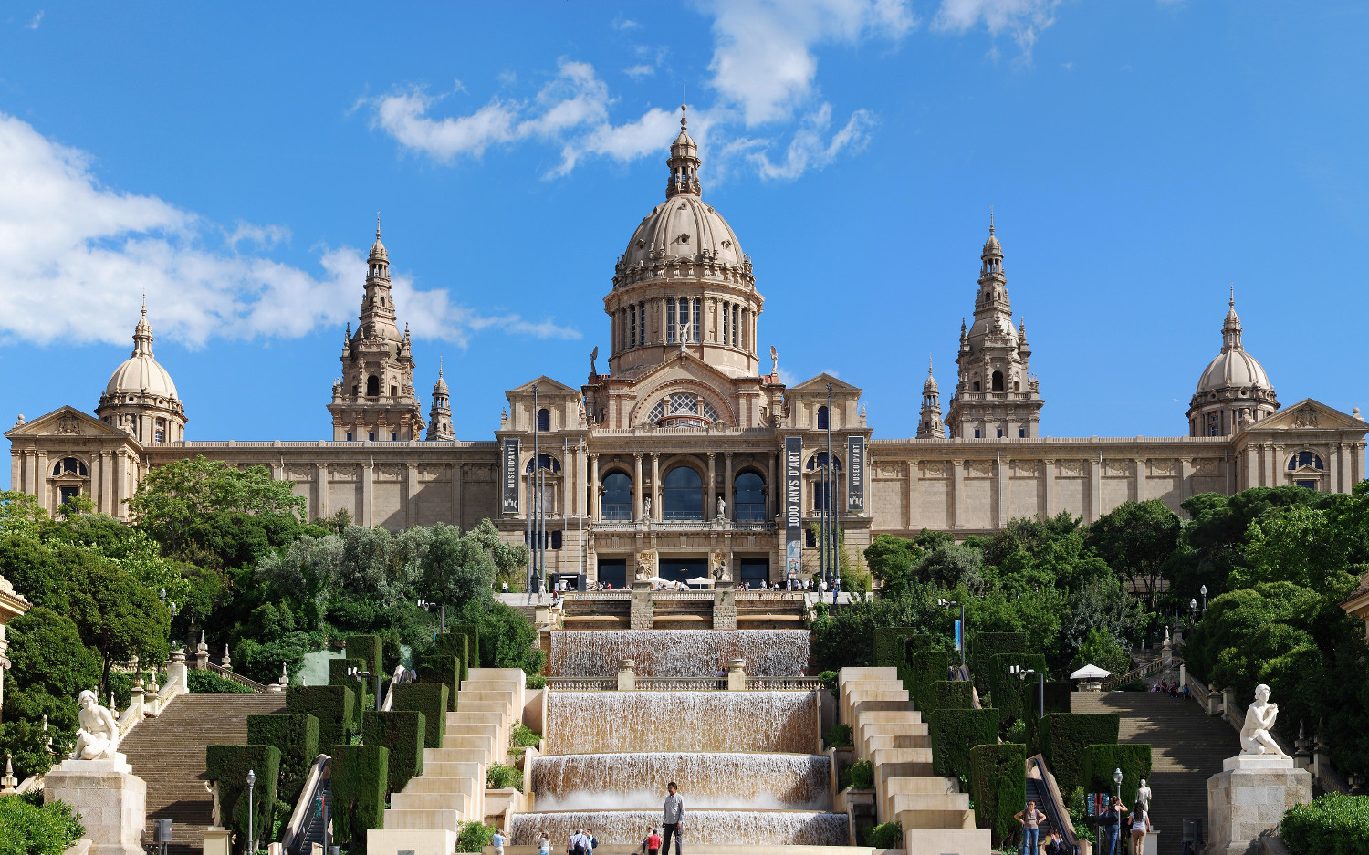 Le musée national de Catalogne (plaza Espanya)