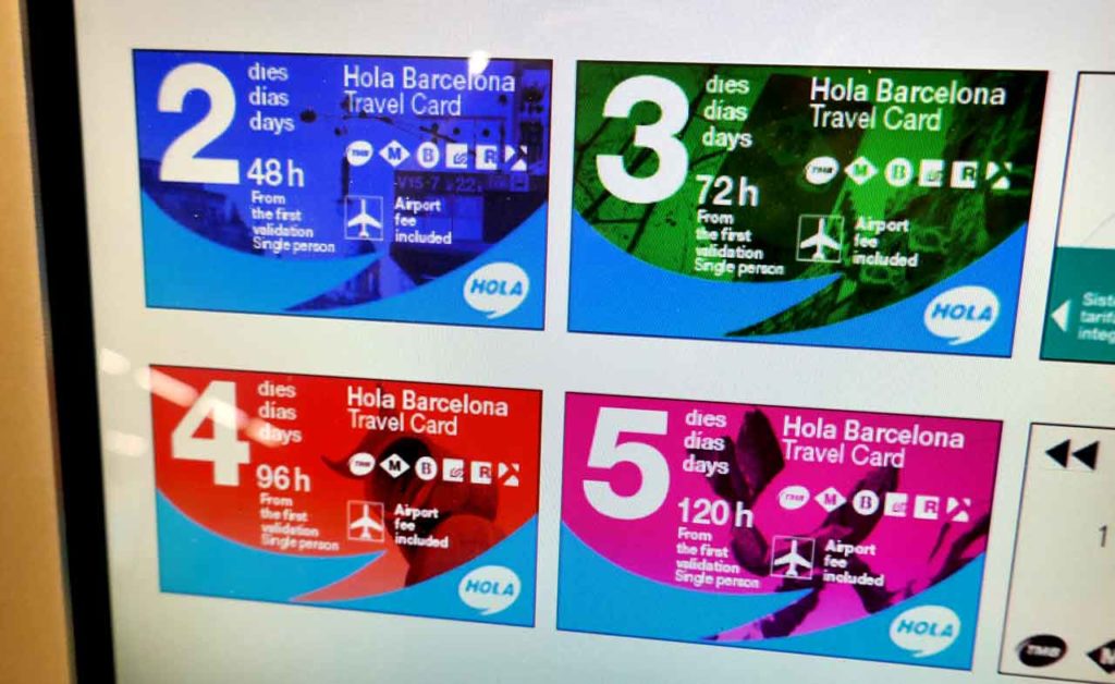 Carte de réduction Hola Barcelona Travel Card