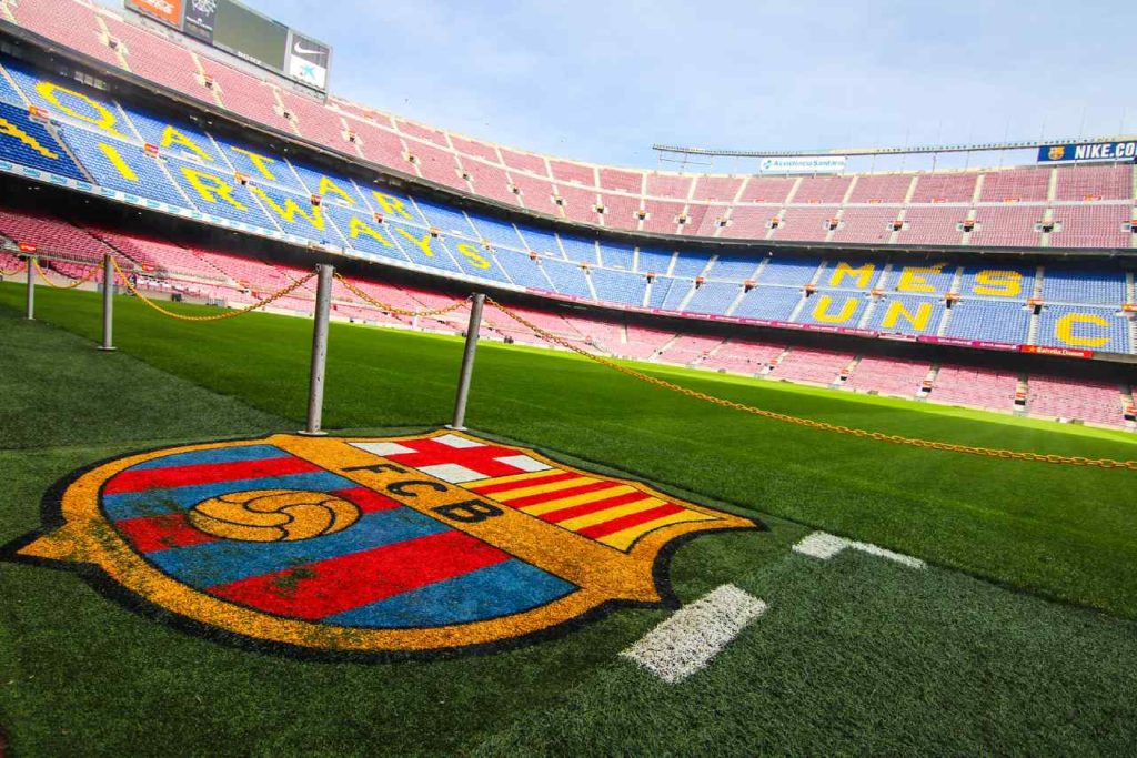 Stade de Barcelone : une vue du terrain de jeu