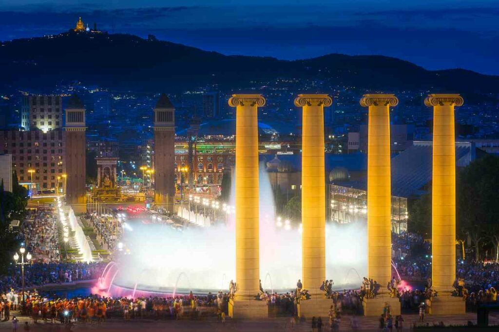 La fontaine magique de Montjuic La fontaine magique de Montjuic